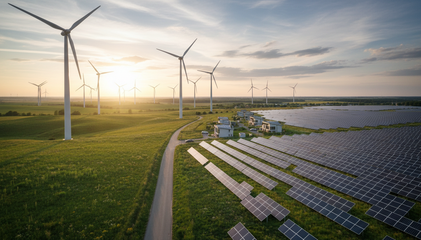 Năng Lượng Xanh Là Gì? Khám Phá Lợi Ích Bất Ngờ Từ Điện Gió và Điện Mặt Trời - ảnh minh h?a 1
